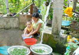 Người dân sáu tỉnh ven biển miền Trung được tiếp cận nước sạch